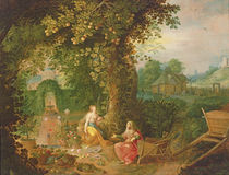 Vertumnus and Pomona by Frans II the Younger Francken