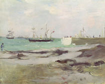 The Entrance to the Port of Boulogne by Berthe Morisot