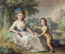 Marie Dupin de Francueil and her Son von French School