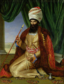 Portrait of Asker-Khan, Ambassador of Persia by Cesarine Davin