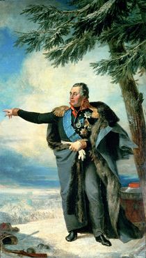 Mikhael Ilarionovich Golenichtchev Kutuzov Prince of Smolensk by George Dawe