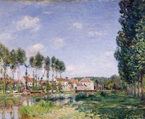 Banks of the Loing, Moret, 1892 by Alfred Sisley