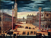 The Piazzetta di San Marco by Italian School