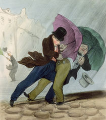 The Umbrella Trip, from 'Flibustiers Parisiens' by Junca