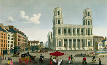 View of the Church of Saint-Sulpice by Henri Courvoisier-Voisin