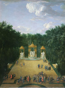 The Groves of the Baths of Apollo in the Gardens of Versailles by Pierre-Denis Martin