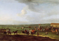 The Round Course at Newmarket by Peter Tillemans