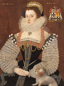 Frances Clinton, Lady Chandos 1579 by John the Younger Bettes