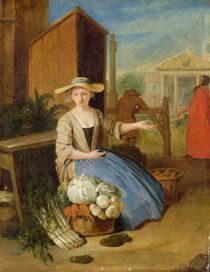 Vegetable Seller, Covent Garden von Pieter Angillis