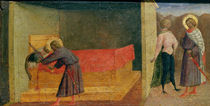 St. Julian the Hospitaller Killing his Mother and Father von Tommaso Masolino da Panicale