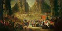 Meeting for the Puits-du-Roi Hunt at Compiegne von Jean-Baptiste Oudry
