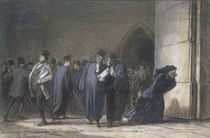 At the Palace of Justice, c.1862-65 von Honore Daumier