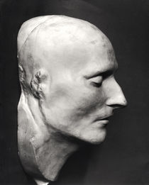 Death mask of Napoleon Bonaparte von French School