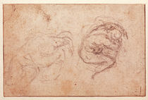 Study of a Crouching Figure von Michelangelo Buonarroti