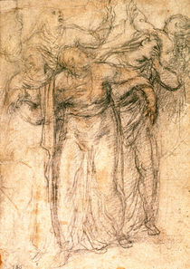 Study of Mourning Women von Michelangelo Buonarroti