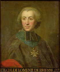 Cardinal Etienne-Charles de Lomenie de Brienne von French School