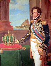 Pedro I Emperor of Brazil, 1825 von Henrique Jose da Silva
