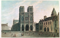 The Square in Front of Notre-Dame at the Time of the Consulat von Angelo Garbizza
