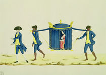 A Noblewoman Being Carried by Two Slaves by Carlos Juliao