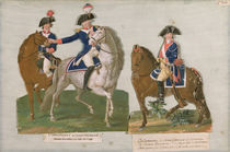 Army Commander and an Officer of the Mounted Police by Lesueur Brothers
