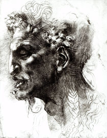 Head of a Satyr von Michelangelo Buonarroti