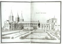 Cluny Abbey, from 'Grand Atlas von French School