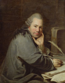 Portrait of a Writer, 1772 von Dominique Doncre