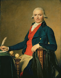 Gaspard Meyer or The Man in the Red Waistcoat von Jacques Louis David