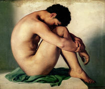 Study of a Nude Young Man, 1836 von Hippolyte Flandrin
