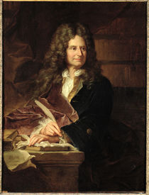 Nicolas Boileau after 1704 von Hyacinthe Rigaud