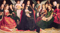 Virgin and Child with Saints von Gerard David