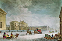 View of the Imperial Bank and the Shops at St. Petersburg by Mornay