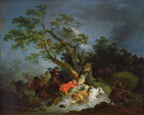 Travellers Caught in a Storm by Philip James de Loutherbourg