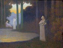 Lyricism in the Forest, 1910 von Alphonse Osbert