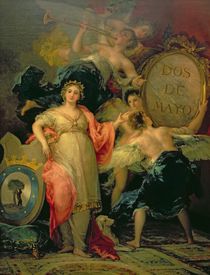 Allegory of the City of Madrid by Francisco Jose de Goya y Lucientes
