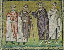 The Healing of Two Blindmen from Jericho by Byzantine School