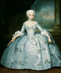 Portrait of Sarah Eleonor Fermor 1749-50 by Ivan Yakovlevich Vishnyakov