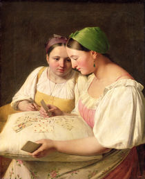 Fortune-Telling, 1842 by Aleksei Gavrilovich Venetsianov