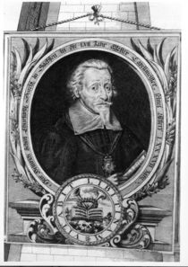 Portrait of Heinrich Schutz von Christian Romstedt or Romstet