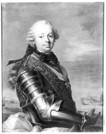 Portrait of Etienne-Francois von Louis Michel van Loo