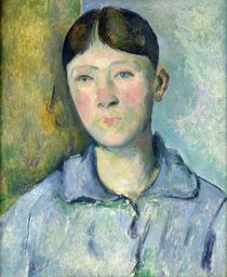 Portrait of Madame Cezanne von Paul Cezanne