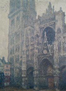Rouen Cathedral, West Portal by Claude Monet