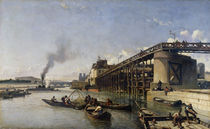 View of Paris, the Seine or l'Estacade by Johan-Barthold Jongkind