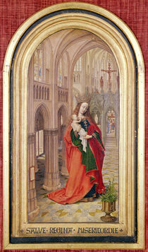 Virgin and Child, left wing of a diptych by Master of 1499