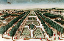 View of the Jardin des Plantes from the Cabinet d'Histoire Naturelle by French School