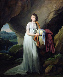 Portrait of a Woman in a Cave von Louis Leopold Boilly