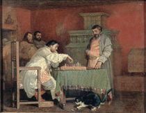 Scene from the Life of the Russian Tsar: Playing Chess by Viatcheslav Grigorievitch Schwarz