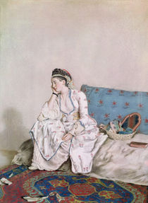 Portrait of Mary Gunning, Countess of Coventry von Jean-Etienne Liotard