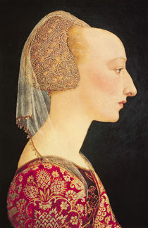 Portrait of a Lady in Red, 1460-70 von Italian School