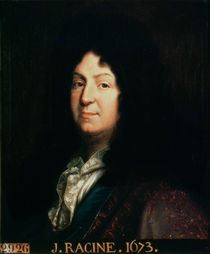 Portrait of Jean Racine copy of an original of 1673 by Jean Baptiste Santerre